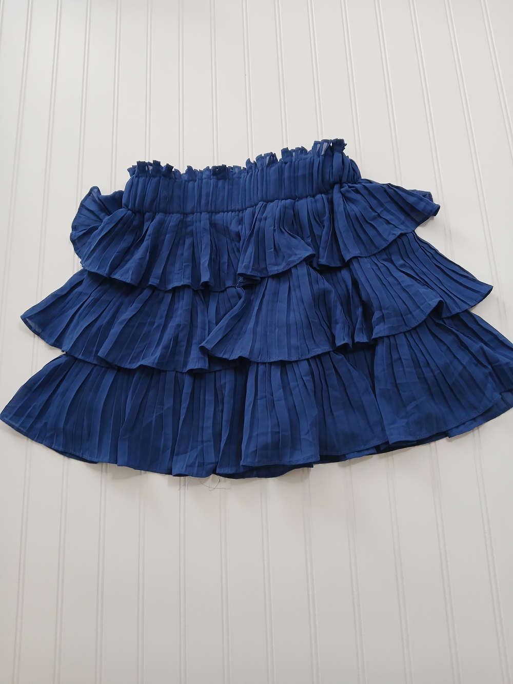 DO+BE Navy Blue Tiered Ruffle Skirt